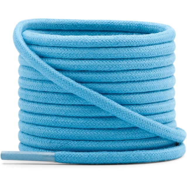 YFINE Lacets Ronds Cirés pour Chaussures Habillées Lacets pour Bottes (2 Paires)