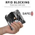 thumbnail image 4 of Small Wallet For Women Bifold Leather Pocket Coin Credit Card Holder With RFID Blocking Rose, 4 of 6