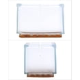 thumbnail image 4 of 12 Pcs Rectangle Silicone Chair Leg Protectors, Compatible with Chair/Table/Sofa Legs, Size 24-30mm x 39-47mm, 4 of 5