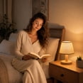 thumbnail image 3 of Small Bedside Table Lamp for Bedroom , Warm Soft Light, Adjustable Small Desk Lamp for Reading and Nightstand, 3 of 7