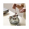 thumbnail image 4 of Crystal Glass Tea Maker High-end Electric Ceramic Stove Household Tea Maker Heat-resistant Lifting Beam Teapot Steaming and Boiling Teapot Set, 4 of 11