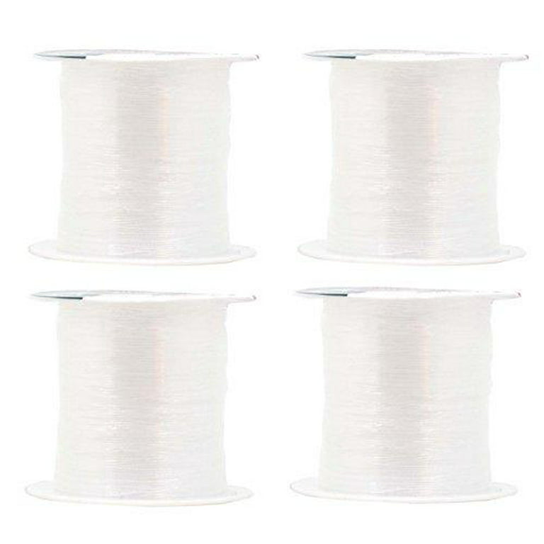 Mandala Crafts Clear Invisible Thread, Nylon Monofilament Line for  Quilting, Sewing, Hanging, Seed Beading, Hair Weaving