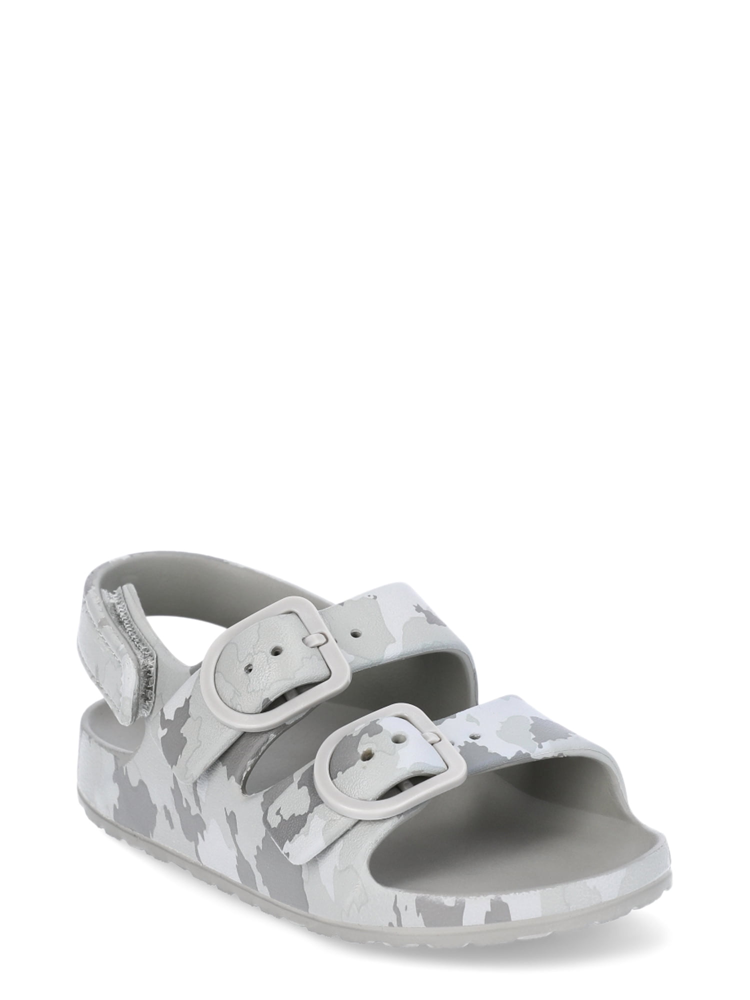 Wonder Nation Toddler Kids EVA Two Buckle Sandal, 2- Pack