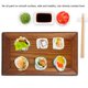 thumbnail image 3 of Plato de sushi, 1 plato cuadrado de madera para sushi, plato de postre para sushi, lograr más Jadeshay A, 3 of 8