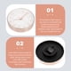 thumbnail image 3 of GOOHOCHY Reloj de pared creativo y sencillo de plástico para colgar en la pared, de cristal y silencioso., 3 of 8