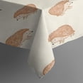 thumbnail image 3 of Cute Hedgehog Pattern Rectangle Tablecloth 60"x84",Waterproof Polyester Rectangle Table Cloth, Wipeable Spillproof Polyester Tablecloth for Dining, Camping, Indoor and Outdoor, 3 of 5
