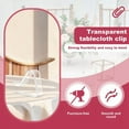 thumbnail image 5 of 12 Pieces Transparent Tablecloth Clips, Table Cloth Clips,Windproof Table Cover Holder Clamps.Table Cloth Holder B, 5 of 8