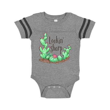 

Inktastic Lookin Sharp Cacti and Succulents Gift Baby Boy or Baby Girl Bodysuit