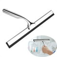 Squeegee,Stainless Steel Glass Window Squeegee Shower Mirror Squeegee