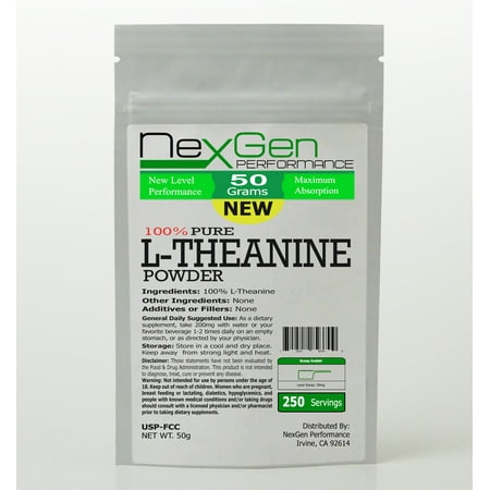 L-Theanine Powder 50g - Energy - Stress Anxiety - Mood