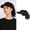 Dark Brown, variant on More Beautiful Women Sun Visor Hat with Curly Synthetic Ponytail Wig, UV Protection Hairpiece for Thinning Hair