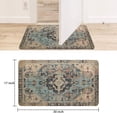 thumbnail image 6 of Boho Light Blue Vintage Country Patterned Carpet Door Mat 30 X 17 Inch Welcome Doormat Indoor Outdoor Entrance Floor Mat Non Slip Spring Summer Decor Rubber Mats, 6 of 6