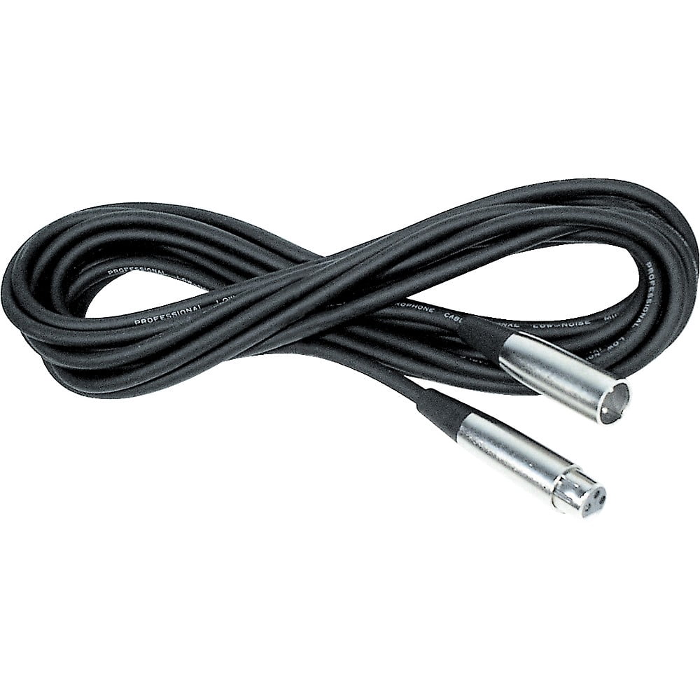 Musician's Gear Tripod Mic Stand With 20' Mic Cable 3-Pack