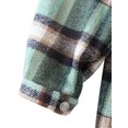 thumbnail image 6 of Aunavey Womens Plaid Lapel Button Dwon Shacket Warm Jacket Shirts Coats with Pockets, 6 of 6