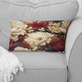 thumbnail image 4 of Designart "Luxurious Poppy Splendor III" Floral Printed Throw Pillow, 4 of 5
