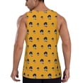 thumbnail image 3 of Easygdp Cute Dog Men's Tank Top, Sleeveless Muscle T Shirts, Breathable, Quick-Dry, Loose for Gym, Running, Fitness - Small, 3 of 9