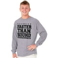 thumbnail image 5 of US Air Force USAF Faster Than Sound Long Sleeve TShirt Men Women Brisco Brands M, 5 of 6