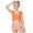 Orange, variant on Ytdscs 2-12T Girls Summer Swimsuits Two-Piece Set Casual Cute Floral Print Bikini Bathing Suits Double Ruffle Split Beach Swimwear Outfits for Baby to Kids