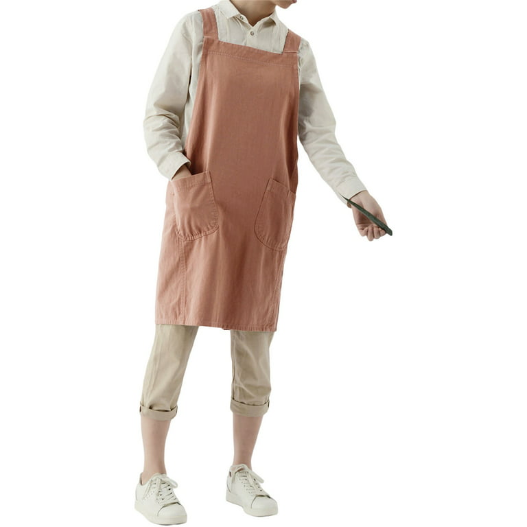 OSALADI Pottery Apron Butcher Apron Aprons for Women with Pockets Womens  Work Dresses Professional Artist Apron Industrial Apron Womens Coveralls