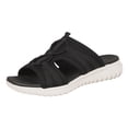 thumbnail image 5 of Orthopedic Sandals for Women Athletic Thick Cushion Mesh Slip on Walking Beach Shoes with Comfy Arch Support Black Size 6, 5 of 6