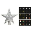 thumbnail image 2 of LED Christmas Tree Topper Star Projector Light with 6 Patterns, Star Tree Topper Projection Lamp for Christmas Tree Decoration, Festive Holiday Tree Decor Light, 2 of 6