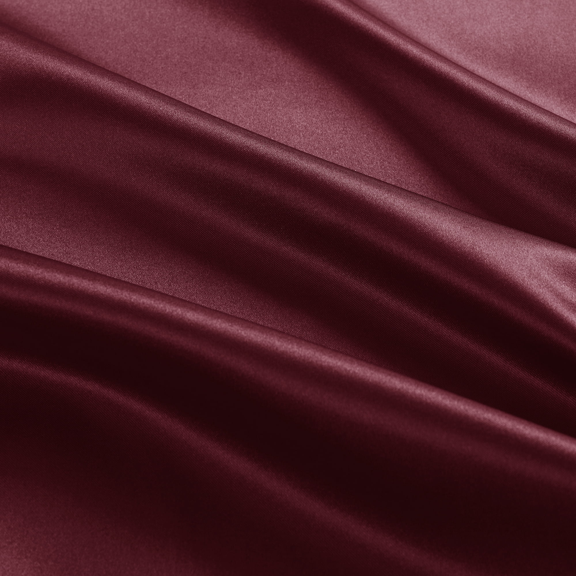 Mainstays Satin Pillowcase – Standard – Merlot Red – Frizz Control & Cooling Comfort – 1 Pack