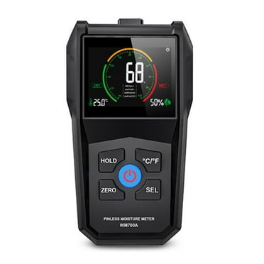 Pinless Wood Meters Mold Detector Wall Digital Humidity Tester