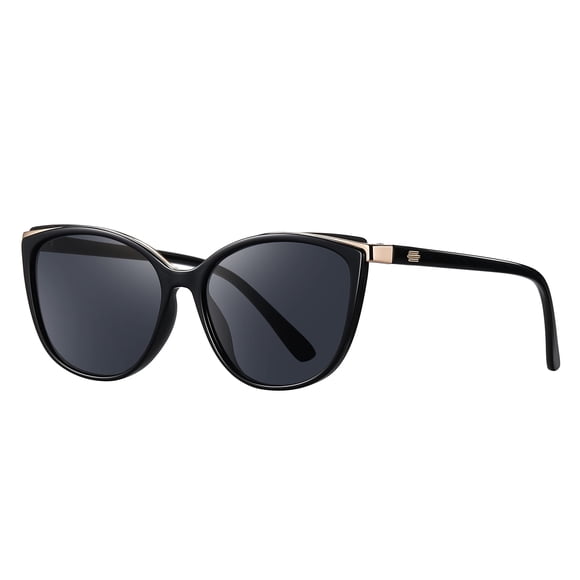 Gafas de sol Colrea Trendy Cat Eye CL22017 para Mujer, color negro