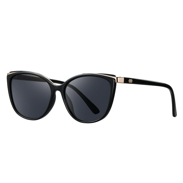 Gafas de sol Colrea Trendy Cat Eye CL22017 para Mujer, color negro