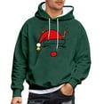 thumbnail image 4 of MHFRRA Sudadera con Capucha para Parejas, Divertida y A Juego, de Manga Larga, Estilo Informal y Deportivo Rojo, 4 of 5