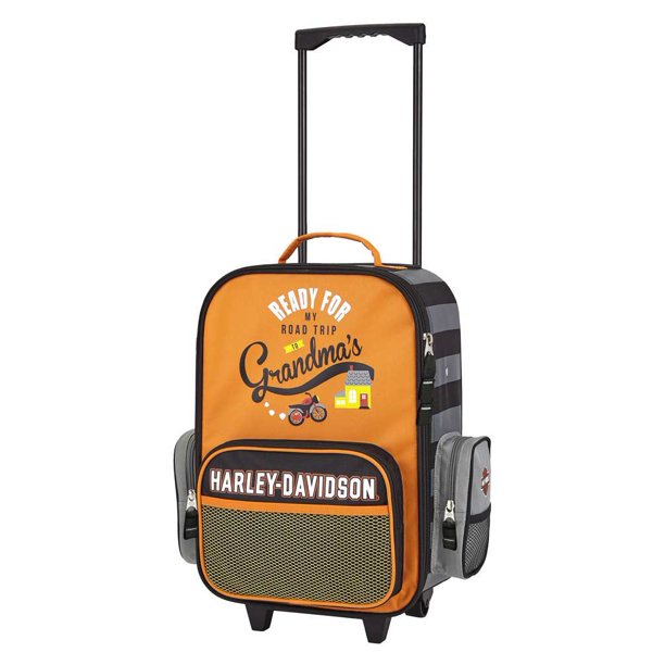 HarleyDavidson Kids' Wheeling CarryOn Luggage Rust/Black or Black