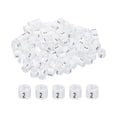 thumbnail image 1 of Unique Bargains Marqueur de Cintre Coloré Tailleur de Cintre Étiquette de Marqueurs de Vêtements (Numéro 2, Blanc), Lot de 100 Pcs, 1 of 5