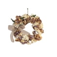 thumbnail image 2 of weibbin Artificial Flower Wreath - 15.7in Door Hanger for Home Decor, Multicolor C, 2 of 6