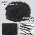 thumbnail image 3 of Afro Kinkys Bulk Human Hair for Daredlocks Extensions Repair Locs Twist Braiding, 3 of 6