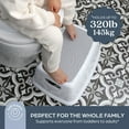 thumbnail image 5 of Dreambaby Toddler & Me Step Stool Potty Seat Training Aid with Anti-Slip Sure-Grip Steps, Holds up to 320 lbs for Kids & Adults, Grey, 5 of 8