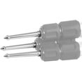 thumbnail image 3 of Tripod Spike Foot Set of 3, Tripod Monopod Foot Spike Nail Stainless Steel with 1/4'' Thread Replacement 8cm Silver for Classic Tripods and Light Stand, 3 of 7