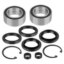 Front Wheel Bearings and Seals Kit Compatible with Honda FourTrax 300 4x4 TRX300FW 1988-2000 Models