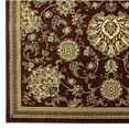 thumbnail image 4 of Radici USA 450-2234-SAGE 2 x 7 ft. Castello Traditional Floral Scroll Runner Rug, Sage, 4 of 5