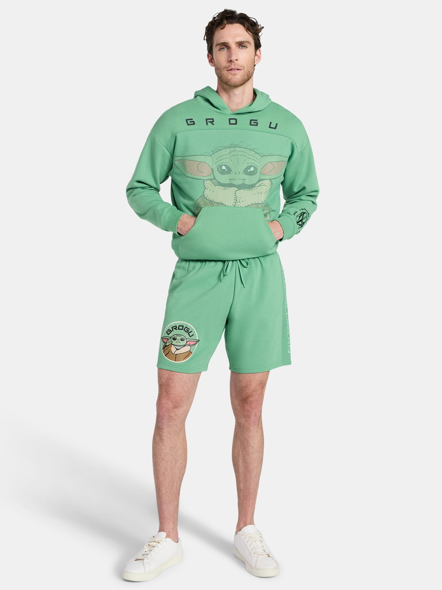 Star Wars Men's & Big Men's Knit Jogger Shorts, Sizes XS-3XL