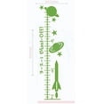 thumbnail image 6 of Blast Off Rocket Growth Chart Vinyl Decals Boys Wall Decor Sticker Art, 10.5x39-Inch Lime Green, 6 of 6