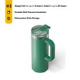 thumbnail image 5 of RTIC 20 oz Ceramic Lined Insulated Road Trip Travel Mug, Leak-Resistant Lid, Pine Tree, 5 of 7