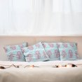 thumbnail image 4 of Ambesonne Hamsa Throw Pillow Cover 4 Pack, Boho Ornate Art, 18", Blue Pink, 4 of 5
