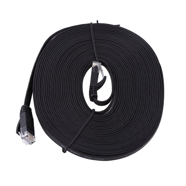 Cable plano de red Ethernet RJ45 CAT6, cable UTP para router, 1000 m (10 metros)