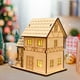 thumbnail image 5 of Kit de Casas Navideñas de Madera Iluminadas Hechas a Mano | Decoraciones Navideñas para Pintar | Iluminación Suave y Acogedora | Diversión Familiar | Regalo para Decorar La Repisa de La Chimenea, 5 of 6