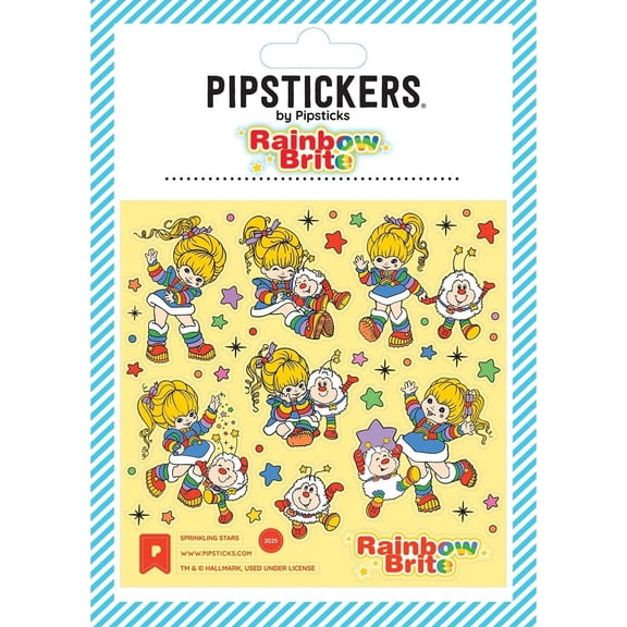 Rainbow Brite Pipstickers Sprinkling Stars Sticker Set