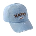 thumbnail image 2 of ZHOGXU Kids Letter Baseball Cap Adjustable Boy Girl Sun Hat Daily Casual Wear, 2 of 4