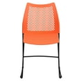 thumbnail image 5 of Flash Furniture Hercules Series Adult Air-Vent Back Stacking Waiting Room Chairs, Set of 5, Orange, 5 of 15