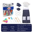 thumbnail image 2 of Cooking And Baking Set Including Apron Chef Hat Oven Mitt Spoons Food-grade Materials Cooking Accessories For 3 Year O, 2 of 8