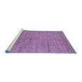 thumbnail image 2 of Ahgly Company Machine Washable Indoor Rectangle Abstract Blue Contemporary Area Rugs, 2' x 5', 2 of 4