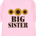 thumbnail image 4 of Inktastic Big Sister Announcement Sunflowers Girls Long Sleeve Toddler T-Shirt, 4 of 5